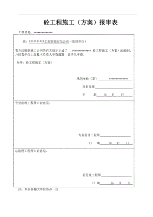 某四层建筑砼浇筑施工方案.doc