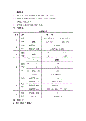 某小区剪力墙结构住宅楼模板施工方案(附图).doc