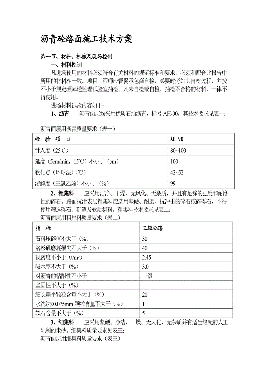 沥青砼路面施工技术方案.doc_第1页