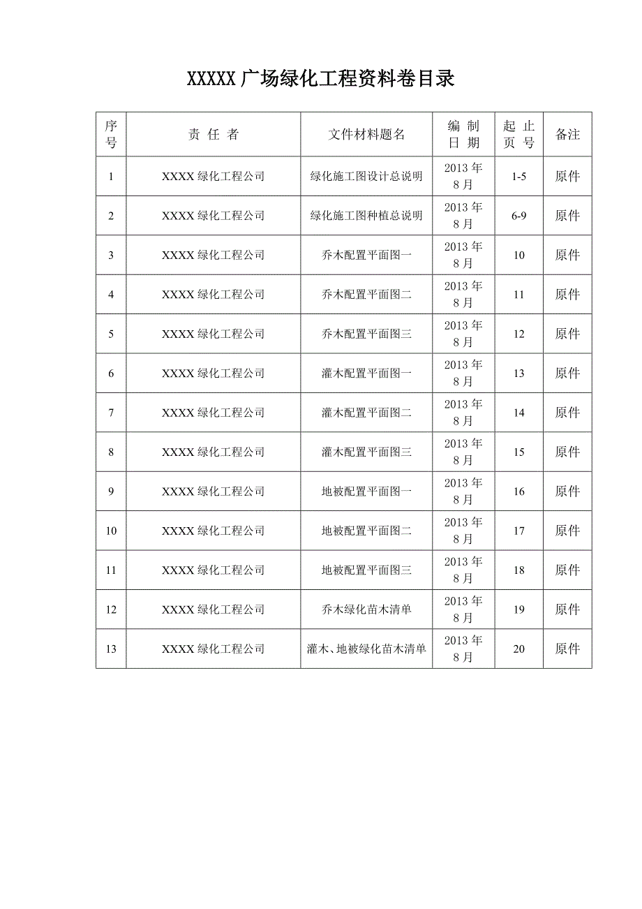 绿化施工报档表.doc_第2页