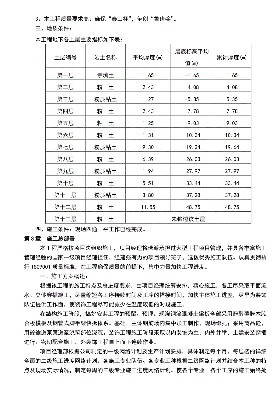 聊城市人民医院保健中心施工组织设计.doc_第3页