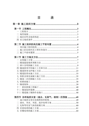 龙瑞11标隧道施工组织设计.doc