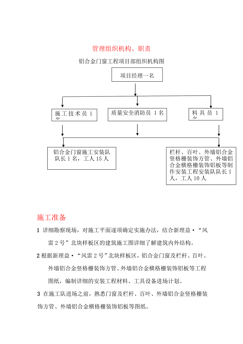 铝合金门窗工程施工组织设计方案.doc_第2页