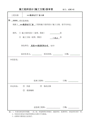 山东某集团电子厂房工程安全文明施工方案.doc