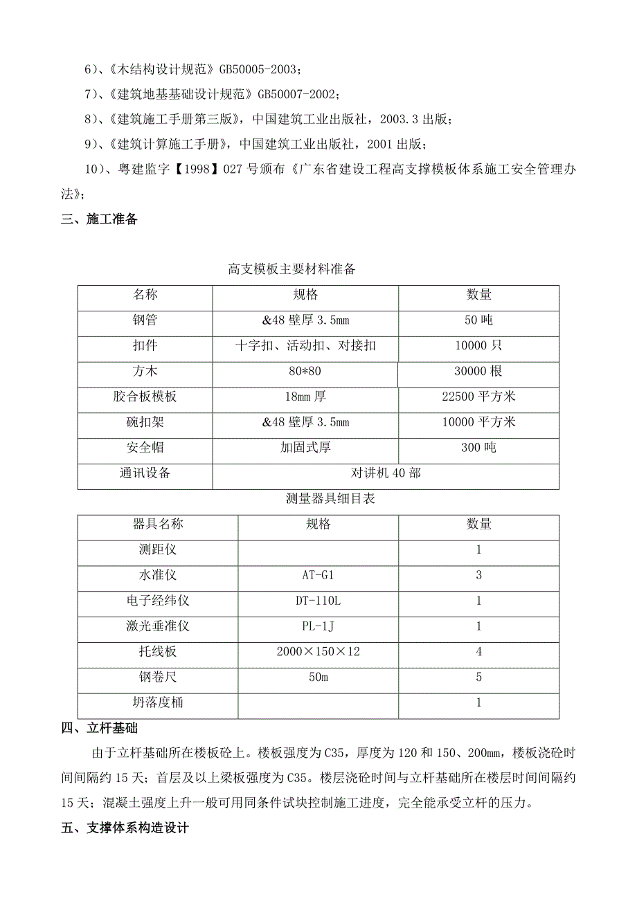 广东某高层商业酒店工程高支模板施工方案(含计算书).doc_第3页