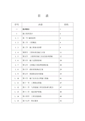 广东某小高层办公楼消防工程施工组织设计.doc