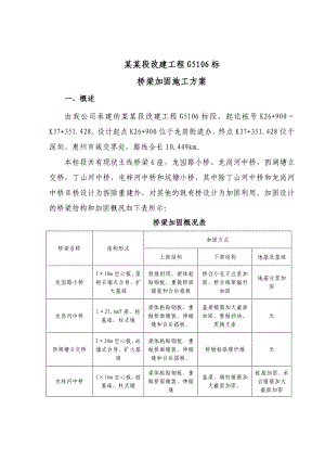 广东某高速公路改建工程桥梁加固施工方案(加固注浆).doc