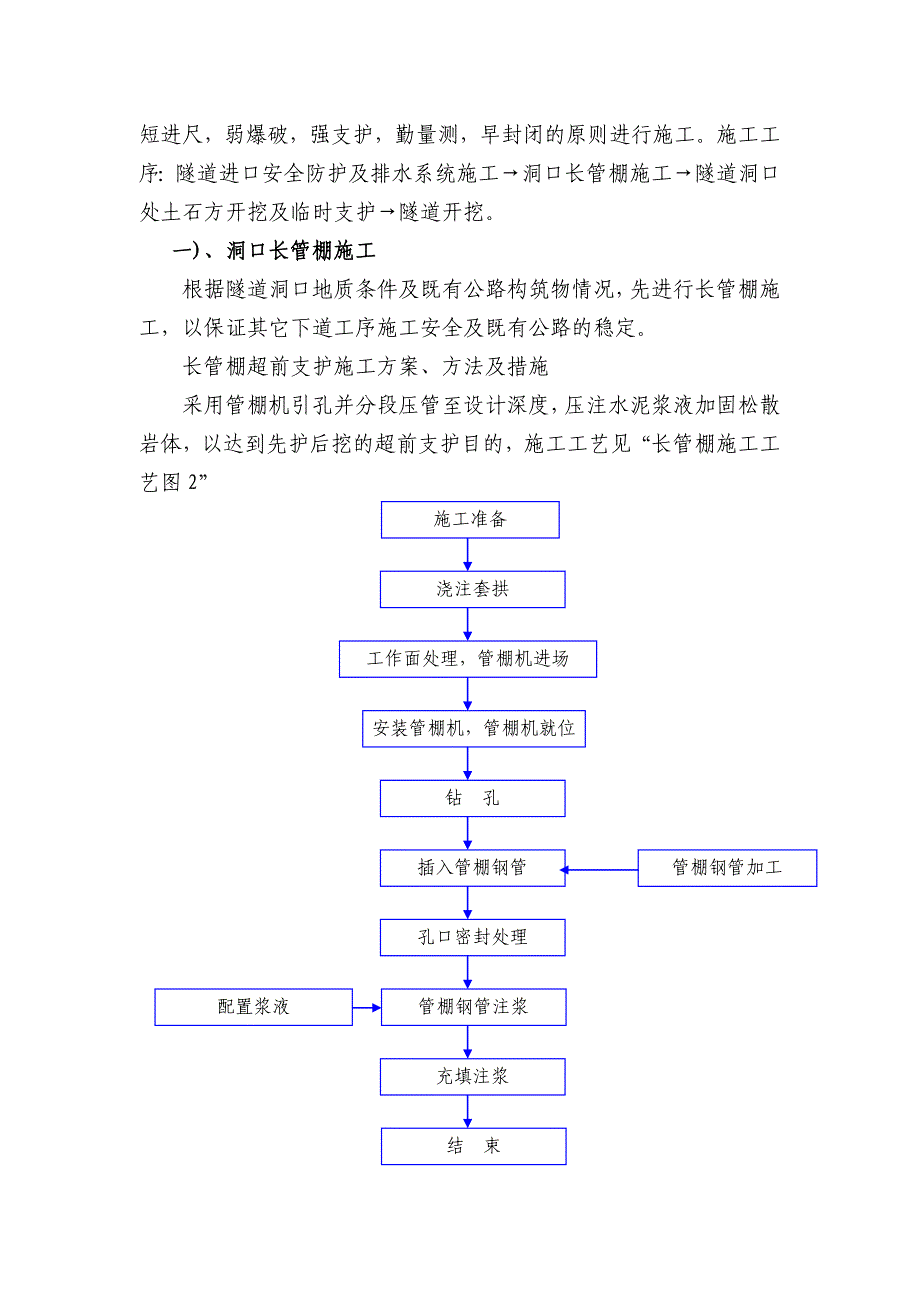 河南某公路隧道进洞端V级围岩及洞口施工方案.doc_第2页