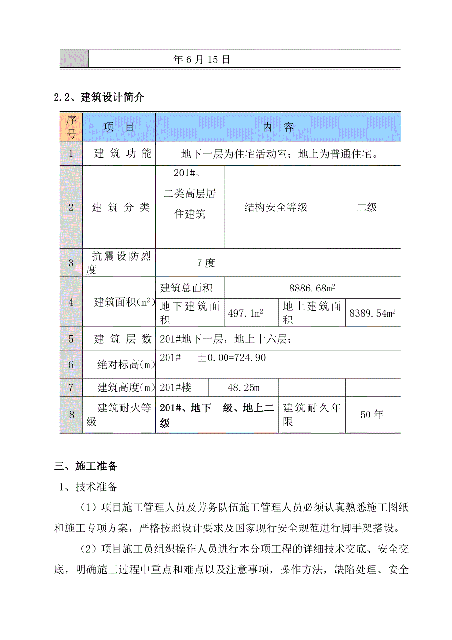 河北某小区高层住宅楼落地式双排脚手架搭设专项施工方案.doc_第3页