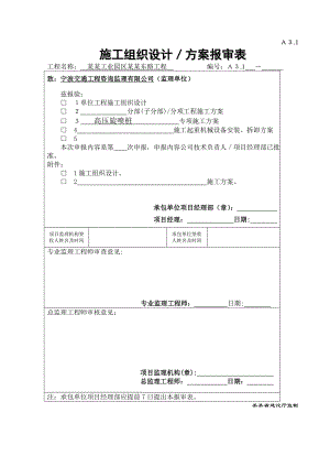 江苏某工业园区道路工程高压旋喷桩施工方案.doc