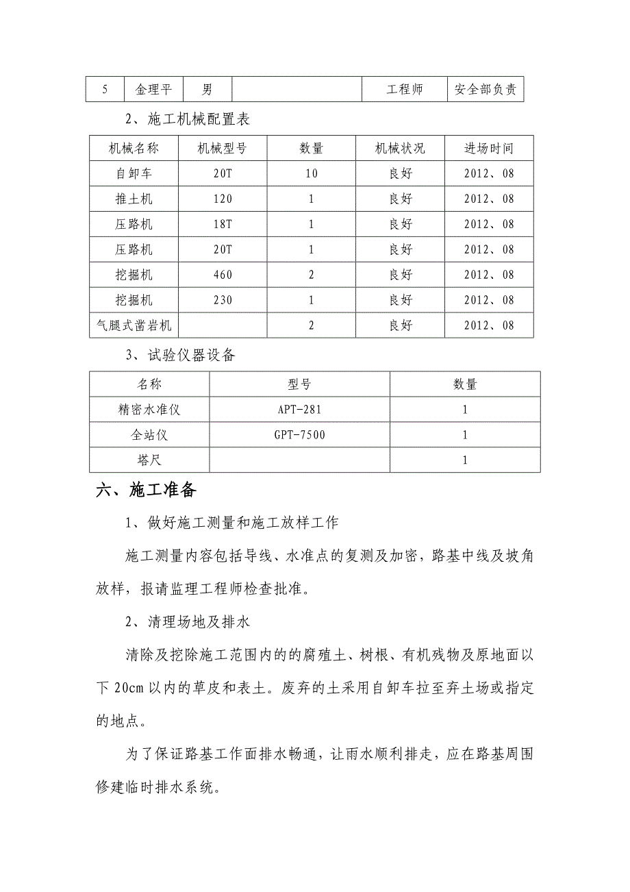 甘肃某二级公路改建工程填石路基试验段施工方案.doc_第3页