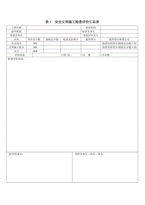 中国南方电网有限责任公司基建工程安全文明施工检查评价标准表示.doc