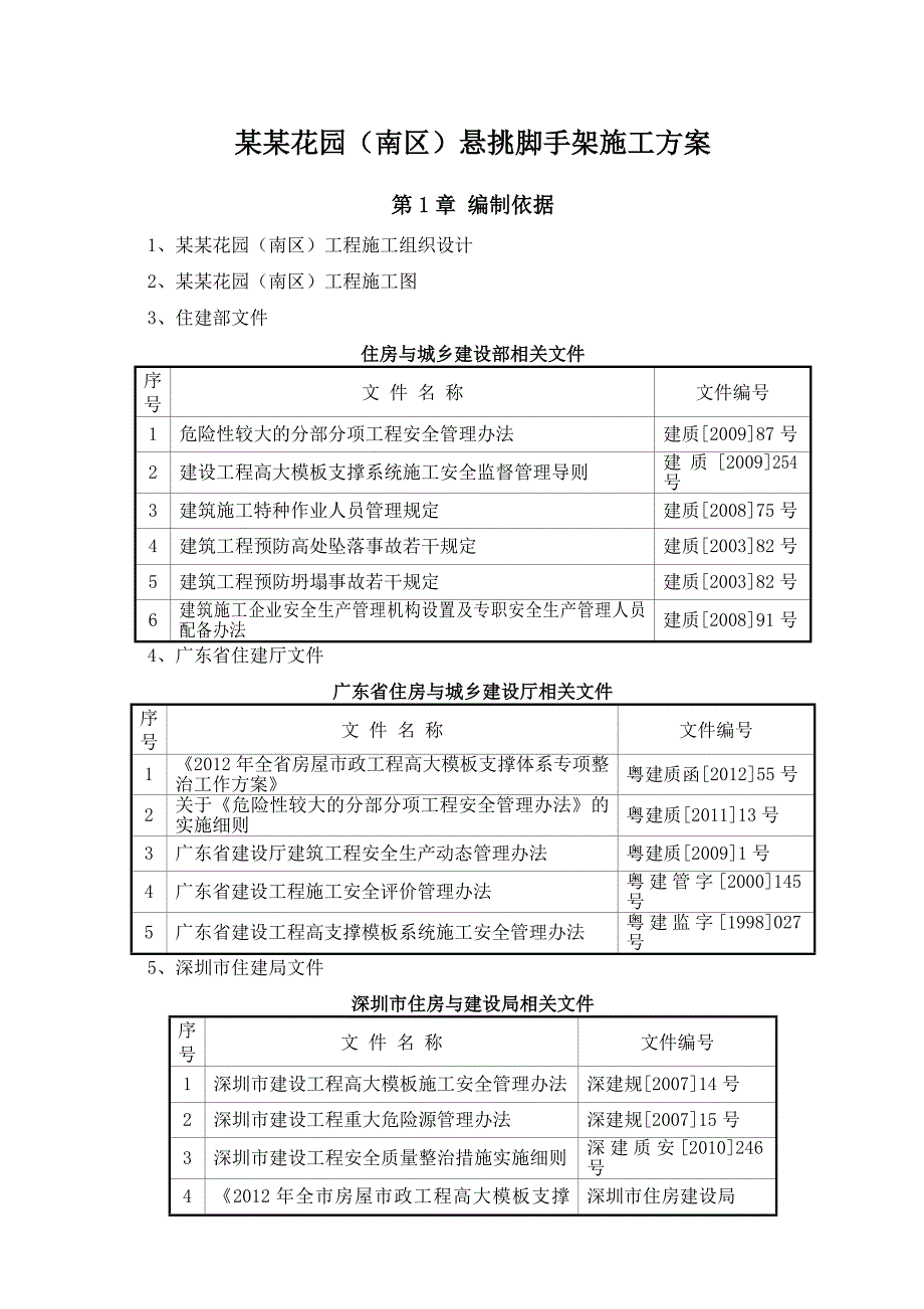 住宅楼悬挑脚手架施工方案.doc_第1页