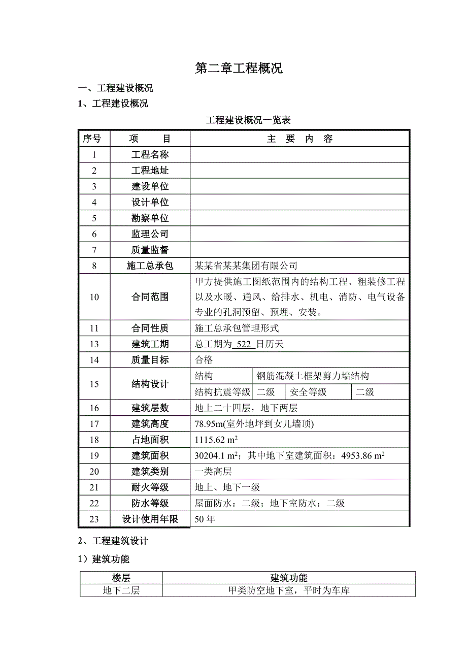 公司商住楼工程施工组织设计.doc_第3页