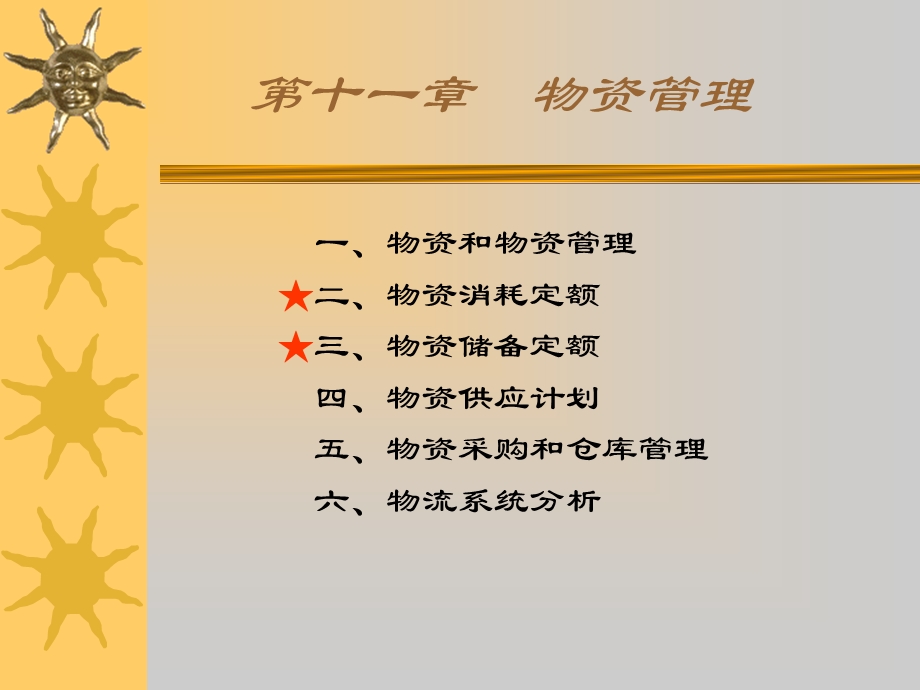 一、物资和物资管理二、物资消耗定额三、物资储备定额 四、物资供....ppt_第1页