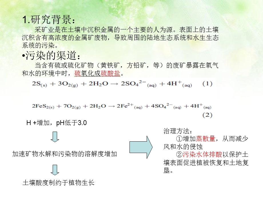 和无机废弃物对硫磺矿区土壤修复的影响.ppt_第3页