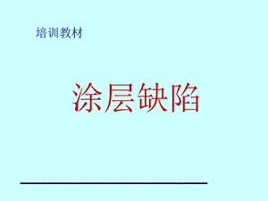 油漆缺陷的成因和预防.ppt