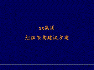 组织架构建议方案.ppt