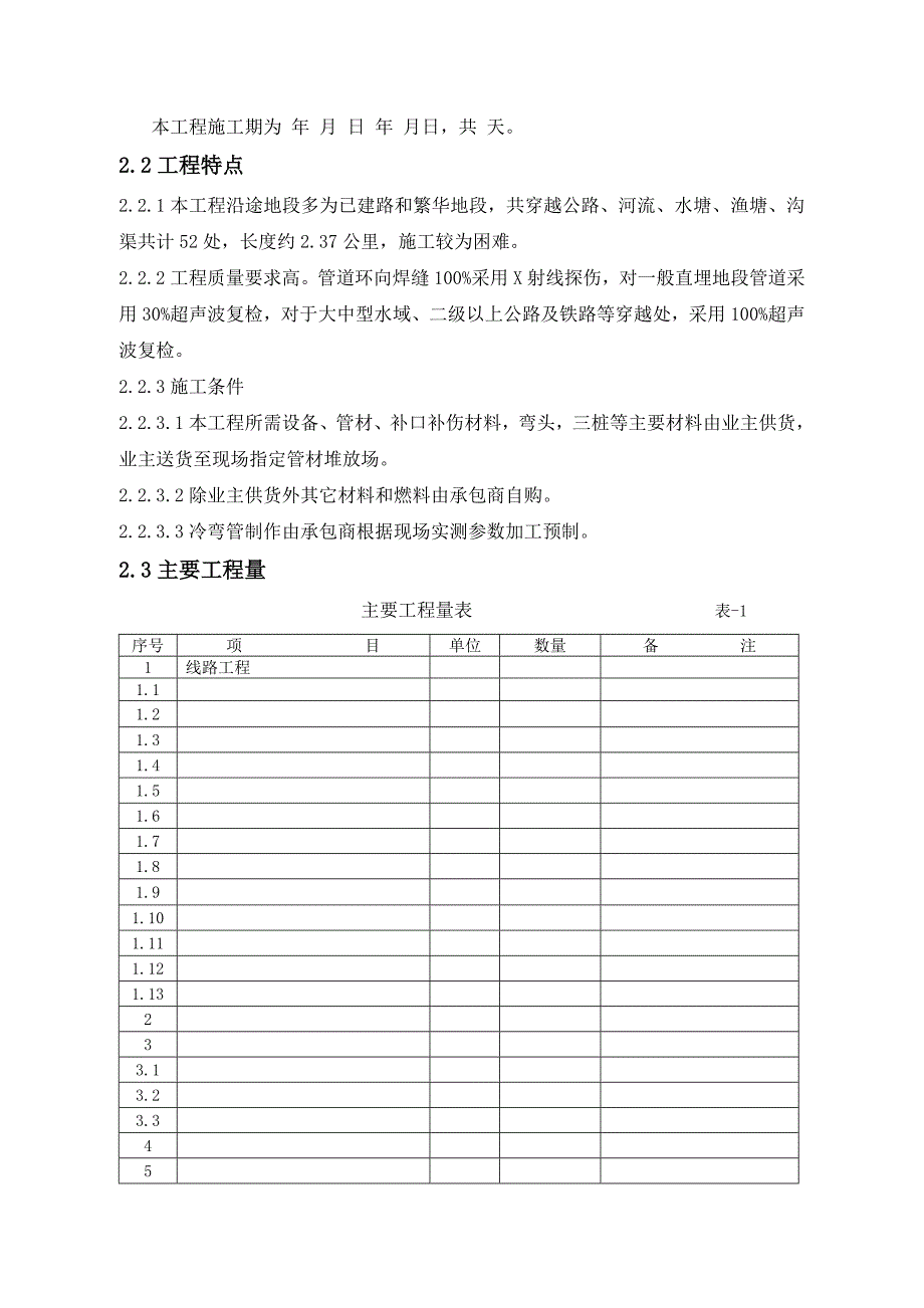 天然气管道安装工程施工组织设计（附图丰富） .doc_第3页