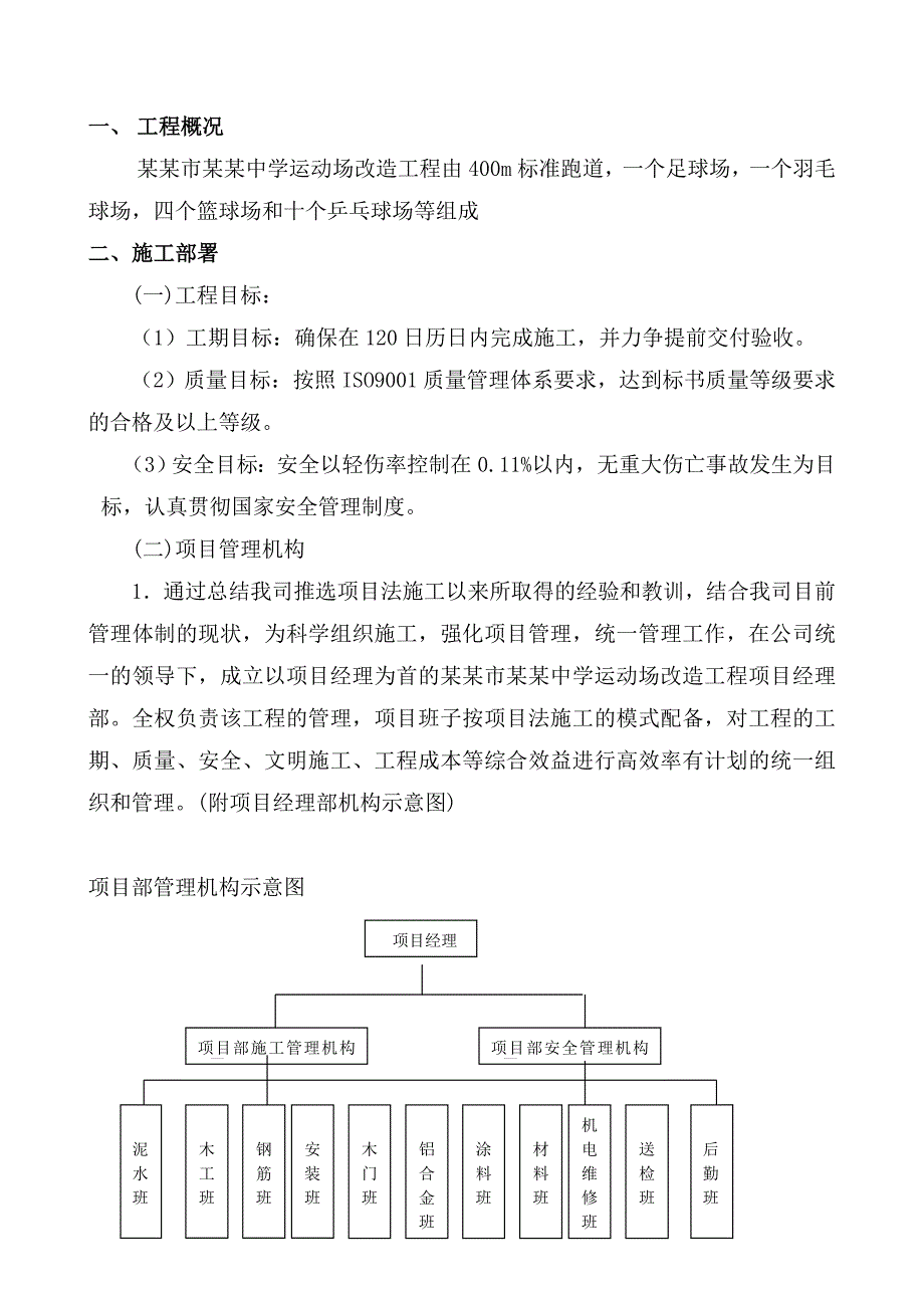 安庆十中施工组织设计.doc_第1页