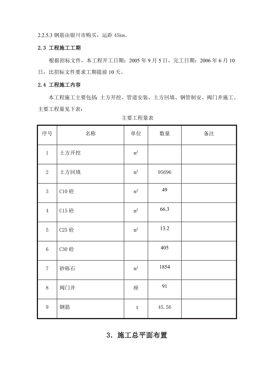 安徽水利供水项目输水管道土建安装工程施工组织设计.doc_第3页