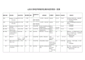 海外经历项目一览表（国际处资源）.docx