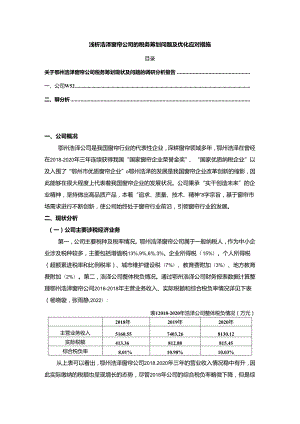 【《浅论浩泽窗帘公司的税务筹划问题及优化应对措施》论文3900字】.docx