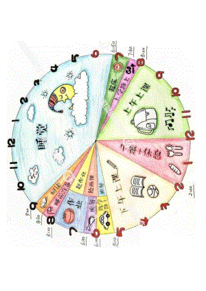 【儿童时间管理工具表格】时间图（合集）.docx