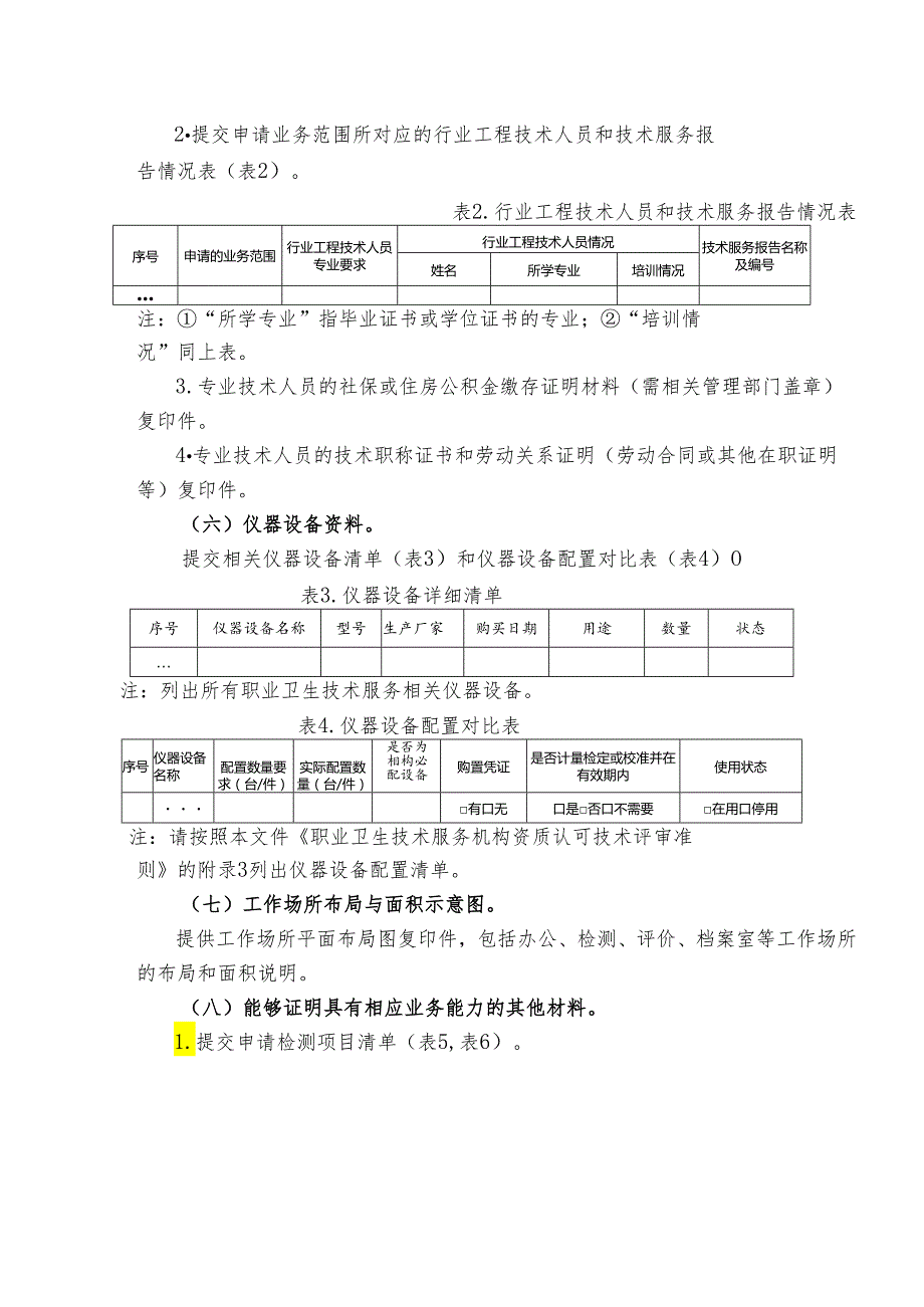 2024新版职业卫生服务机构申请材料的具体要求.docx_第2页