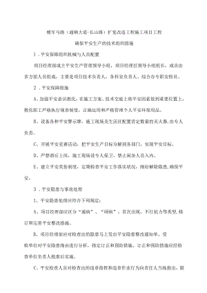 (六)确保安全生产的技术组织措施.docx