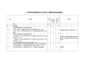 《养老机构等级划分与评定》标准实施指南.docx