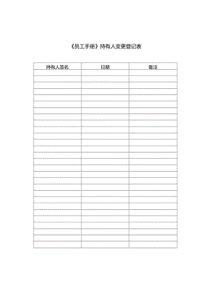 物业企业员工手册.docx