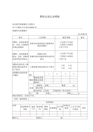 整粒总混记录模板.docx