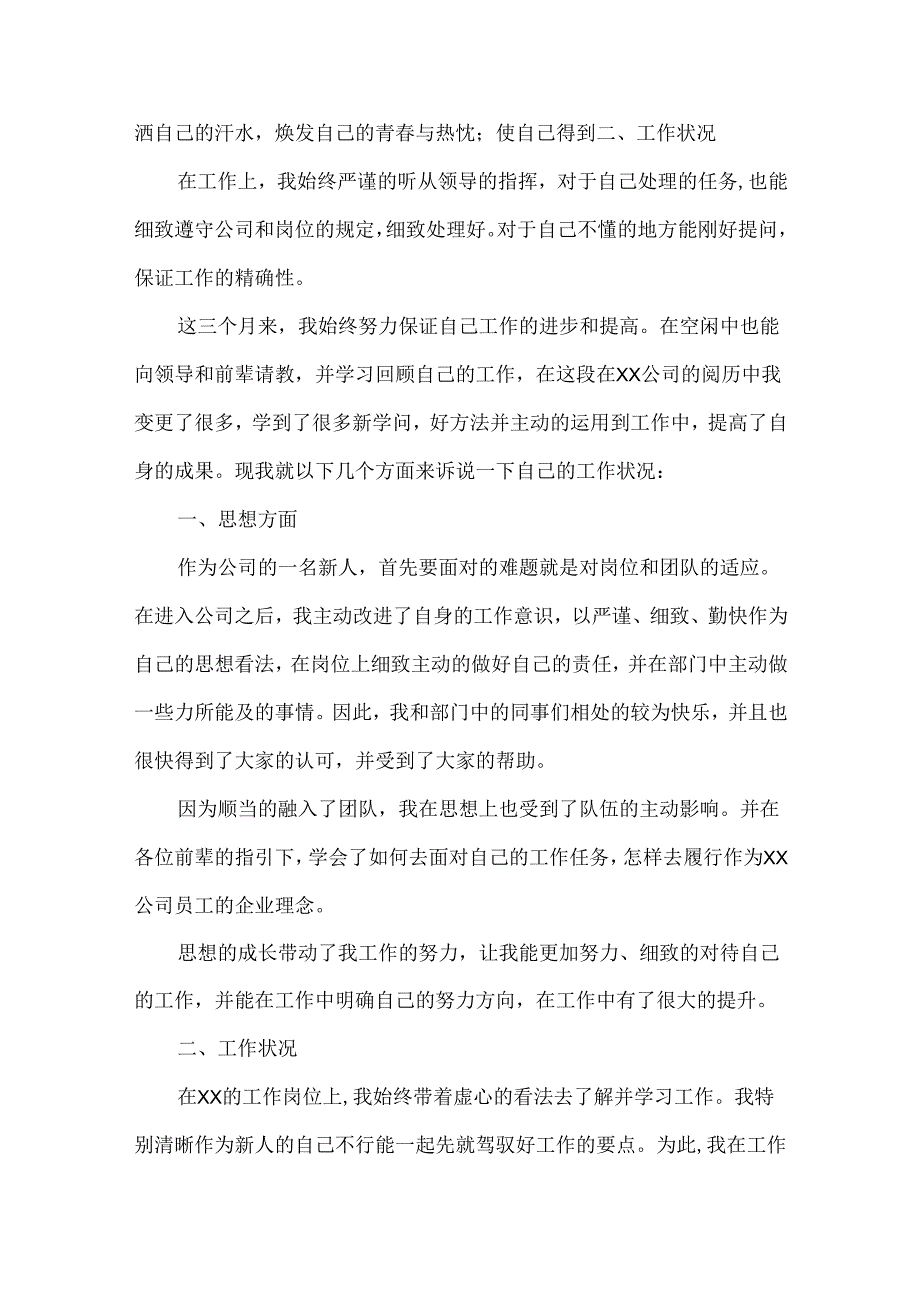 20xx新人试用期转正工作总结.docx_第2页