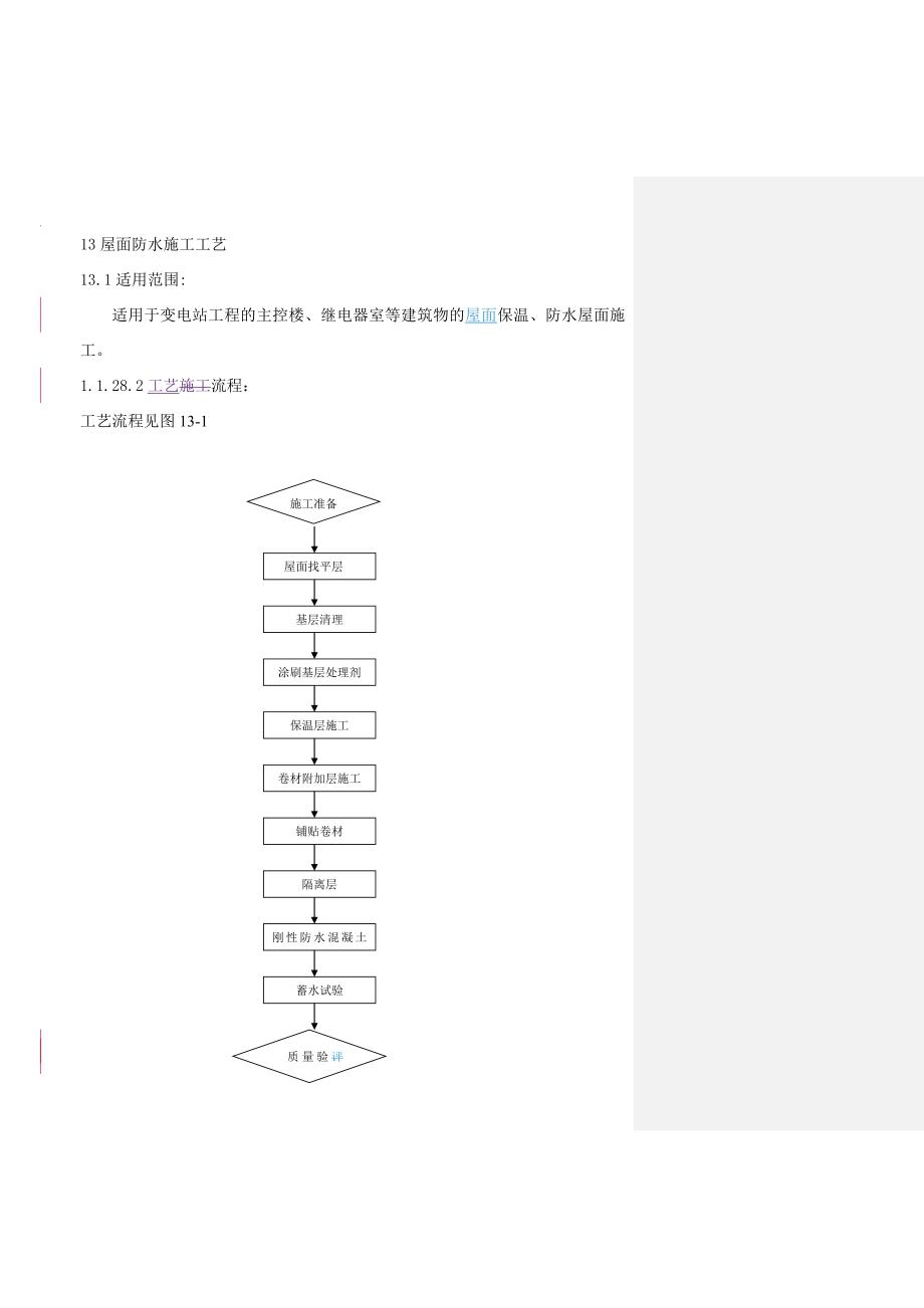 屋面防水施工工艺（附图） .doc_第1页