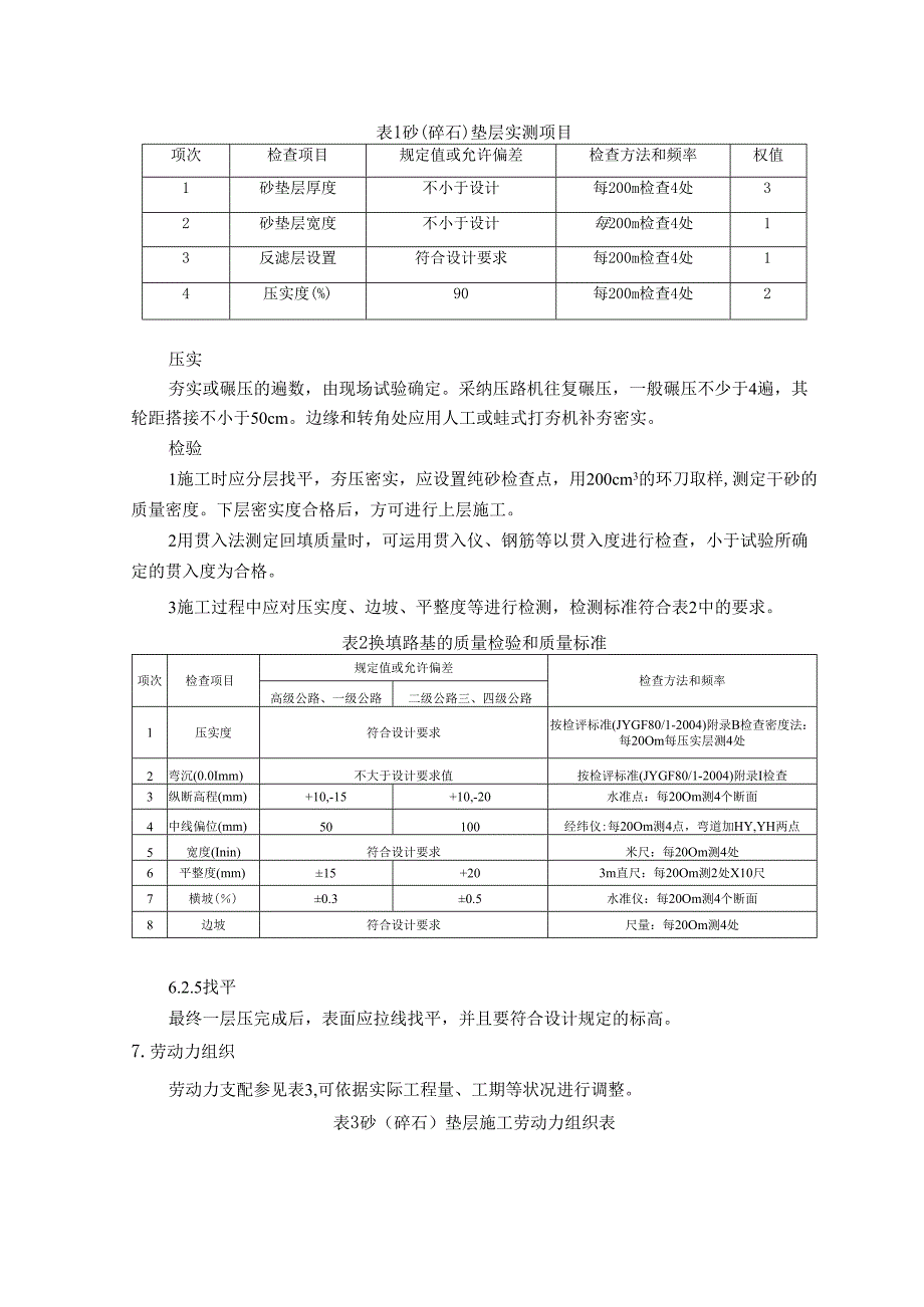 2、砂(碎石)垫层施工工艺工法.docx_第3页