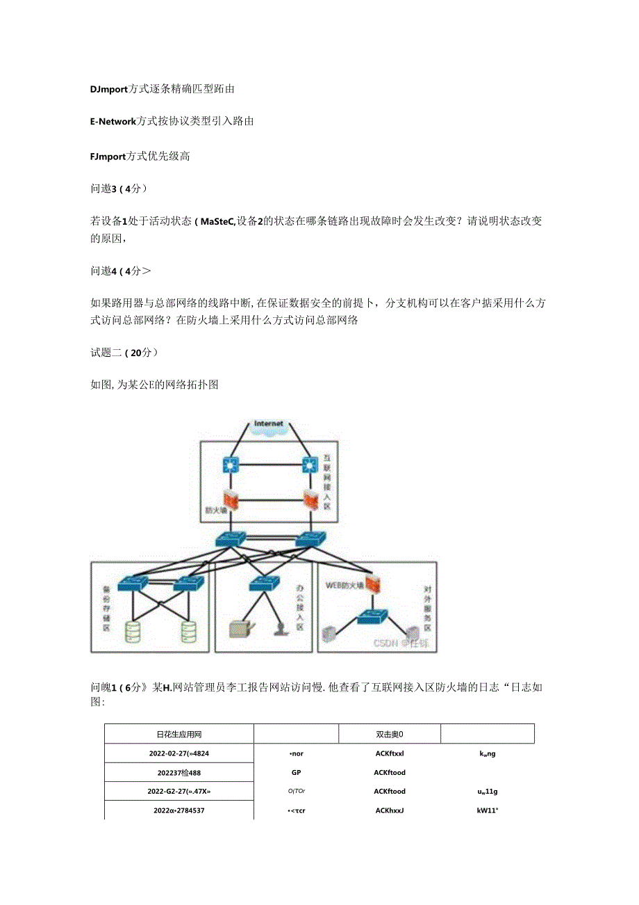 2022上半年网络工程师下午真题及答案解析.docx_第2页