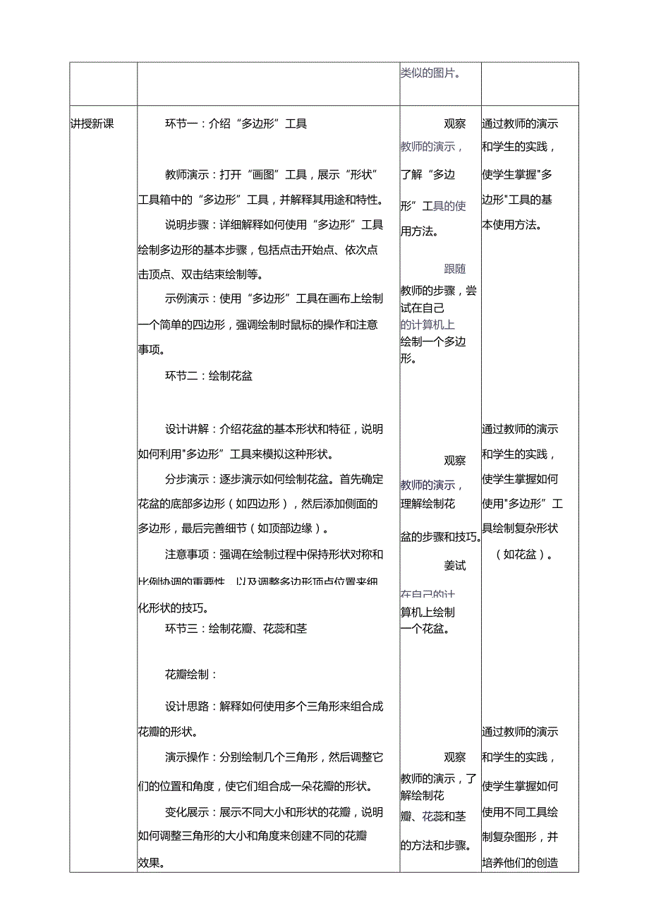 第13课 画多边形 教案7 三上信息科技黔教版.docx_第2页