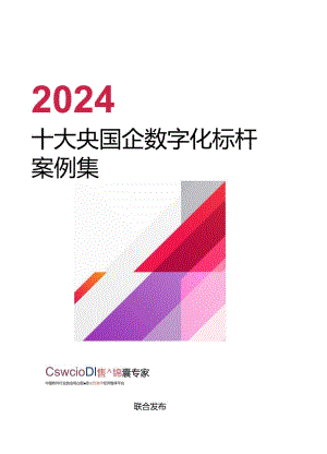 2024十大央国企数字化标杆案例集（98页）.docx