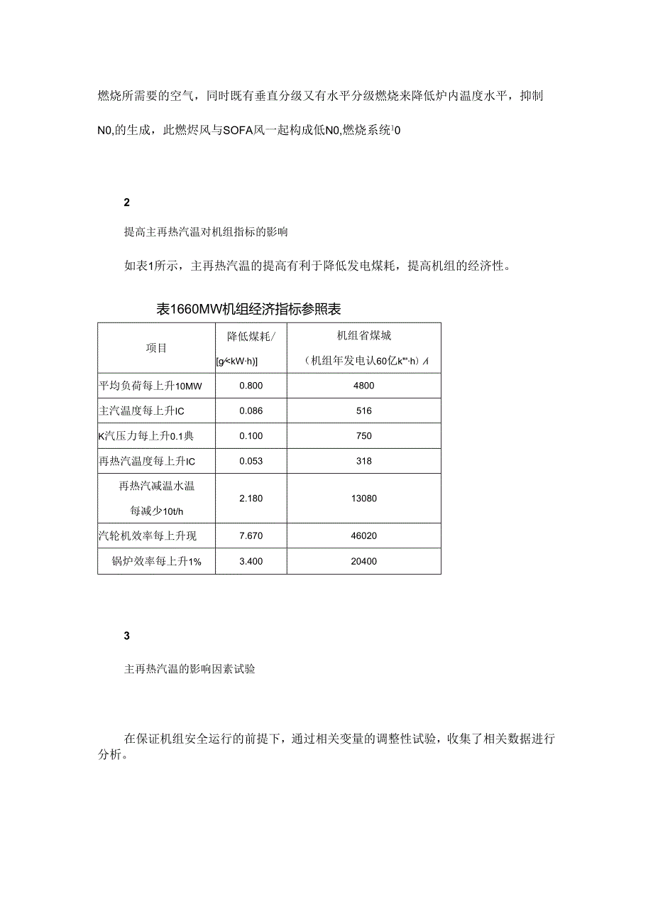 660 MW超超临界机组提高主再热汽温的方法研究.docx_第2页