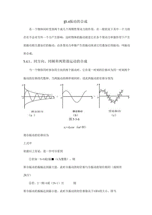 5.4振动的合成.docx