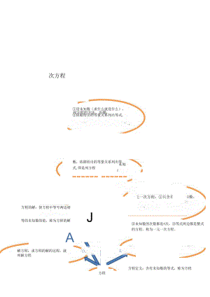 31.1一元一次方程(思维导图).docx