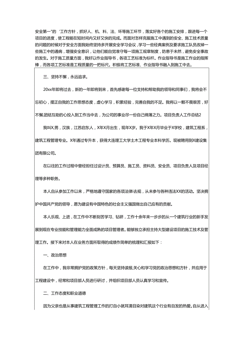 2024年项目负责人工作总结.docx_第2页