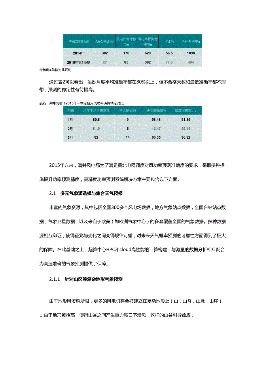 对满井风电场短期风功率预测准确率提升的探讨.docx_第2页