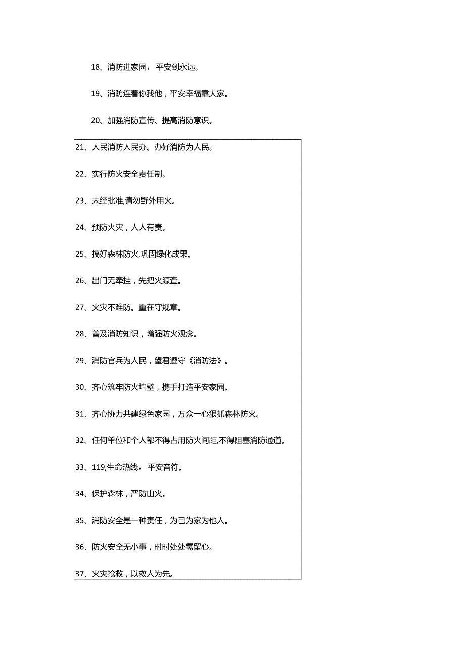 2024年关注消防生命至上横幅标语.docx_第2页