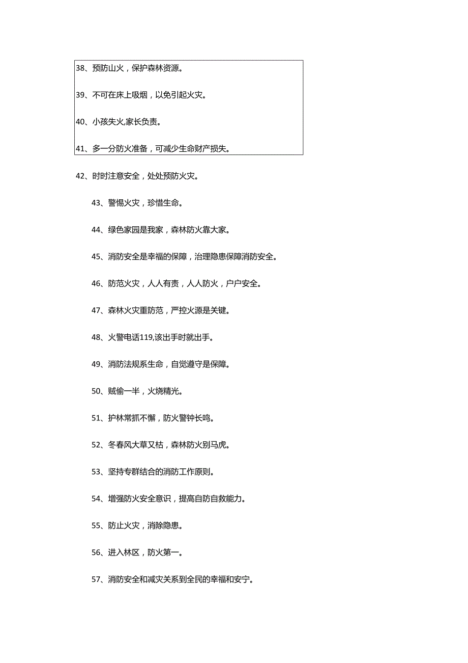 2024年关注消防生命至上横幅标语.docx_第3页