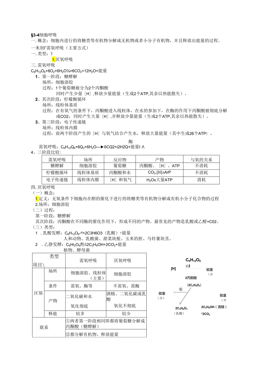 3.细胞代谢-知识整理总结.docx_第3页