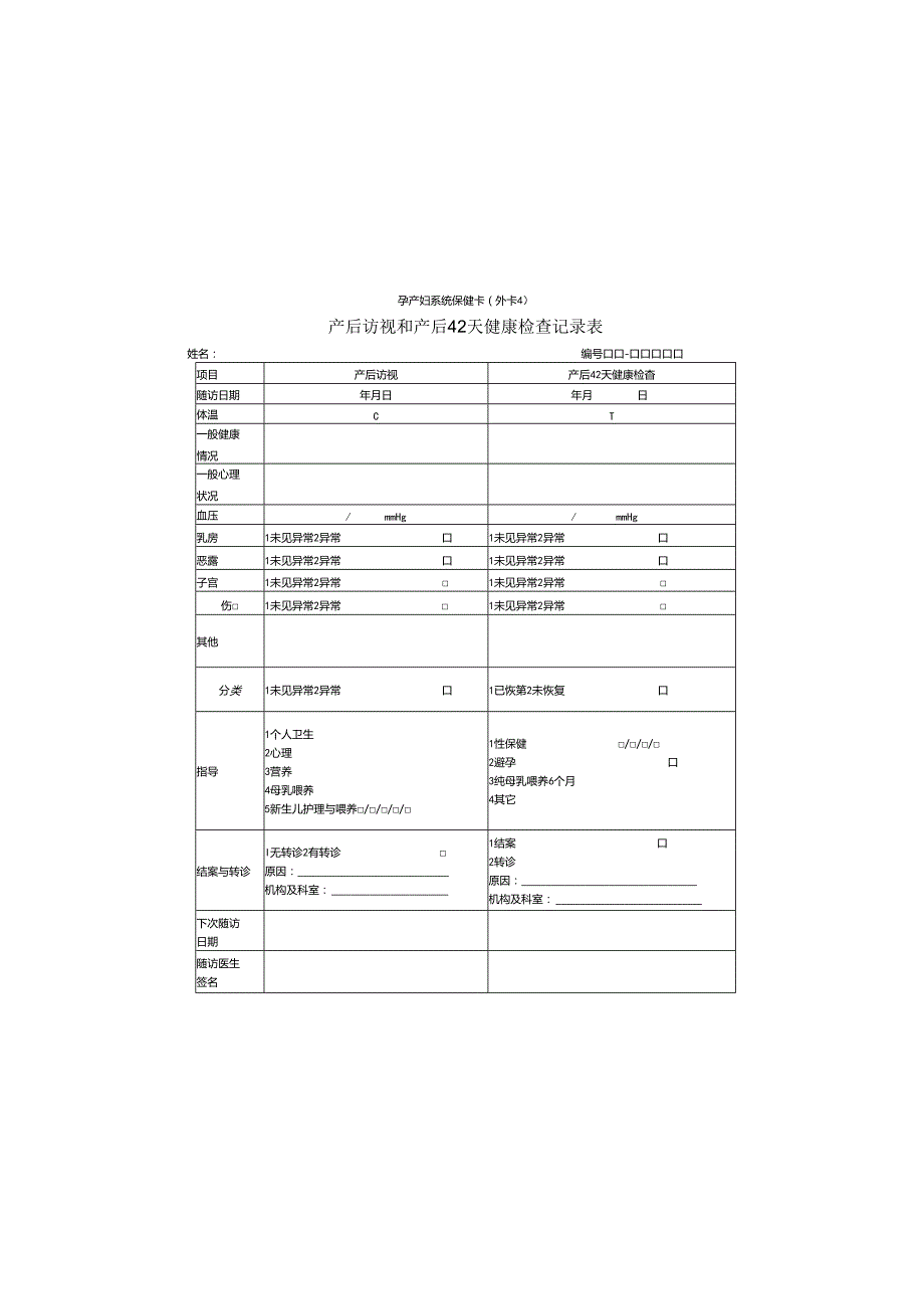 孕产妇系统保健卡.docx_第2页