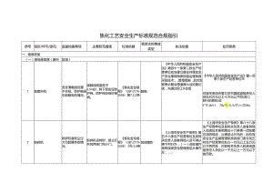 焦化工艺安全生产标准规范合规指引.docx