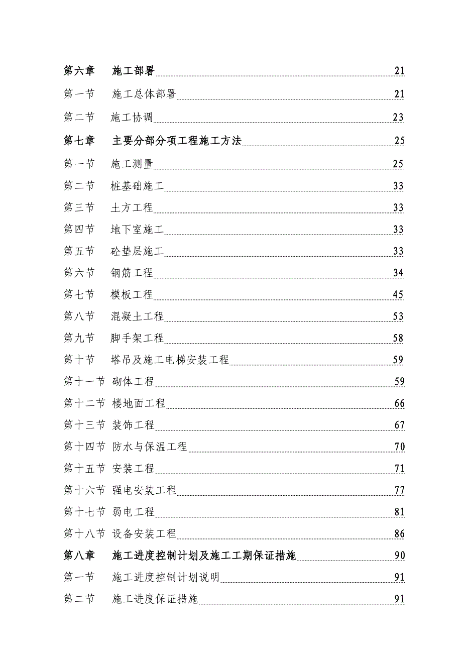 岳阳市云梦新城安置房小区施工组织设计.doc_第2页